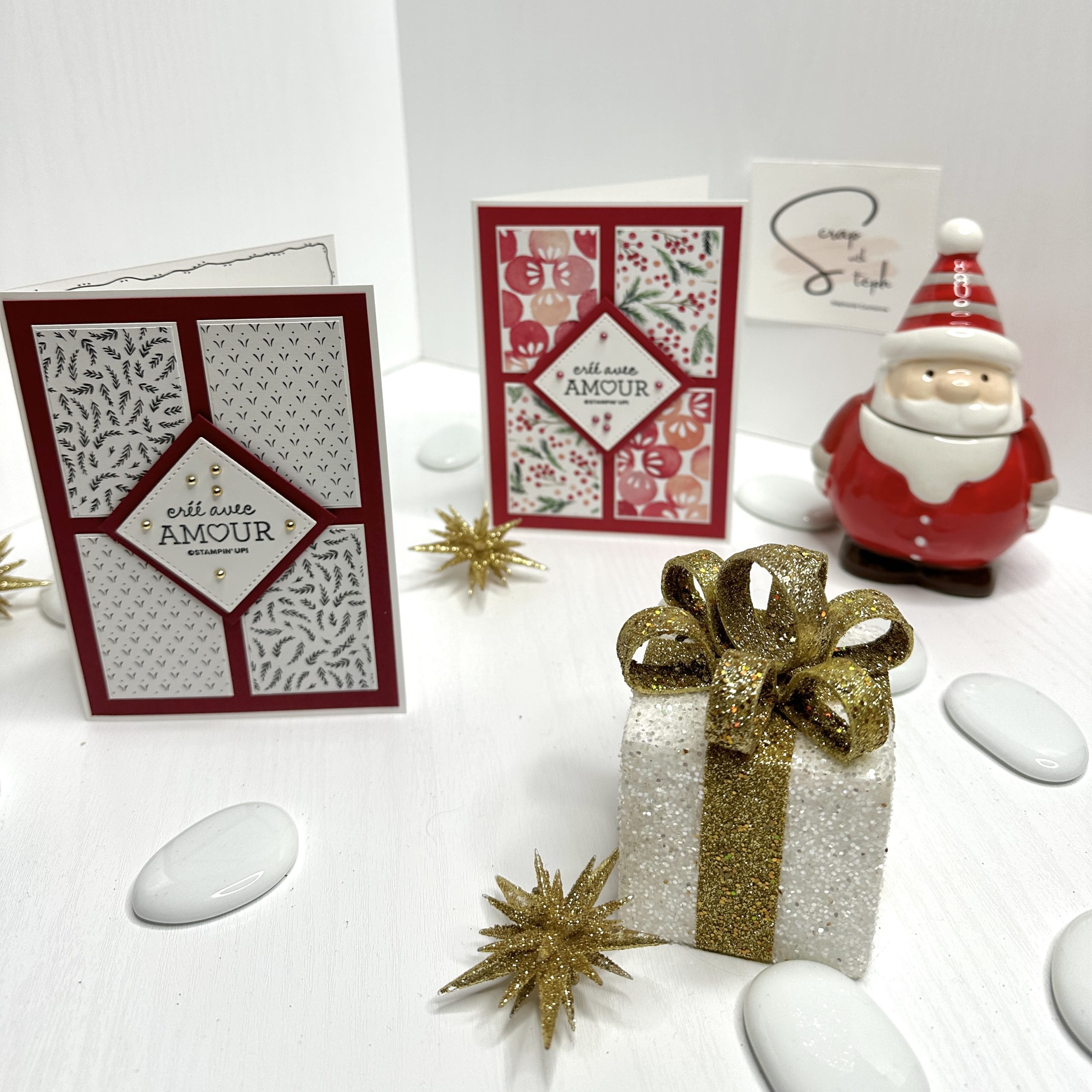 Carte De Noël Pop-Up 3D Avec Sapin Et Père Noël - Carte Cadeau Avec Enveloppe Pour Famille, Amis